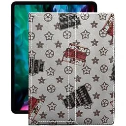 Чохол StatusCASE з екошкіри для планшету Apple iPad Pro 12,9 2020 Луі-Вітон-білий