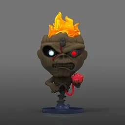Набір фігурок Funko Pop 4PK Glow in the Dark Box Set Exclusive Iron Maiden Айрон Мейден 10 см 4PK E IM - мініатюра 3