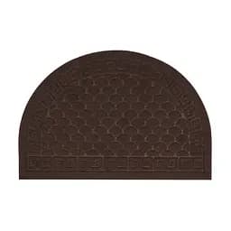 Килимок придверний Eco Fabric Луска півколо без кромки коричневий 40 х 60 см (4060-019)
