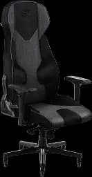 Геймерське крісло GT Racer чорне з темно-сірим (X-8007 Dark Gray/Black Suede) - мініатюра 2