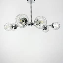 Стельова модель в хромі на 6 плафонів Line.F 8122/6 CR