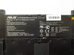 Акумулятор для ноутбука Asus UX21A C23-UX21, 4800 mAh (35Wh), 6cell, 7.4V, Li-Pol, чорний - мініатюра 3