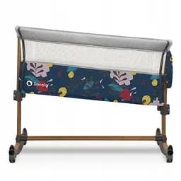 Ліжечко приставне 3 в 1 Lionelo Leonie Blue navy - мініатюра 4