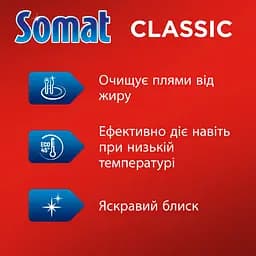 Таблетки для посудомийної машини Somat Classic 50 шт. - мініатюра 3