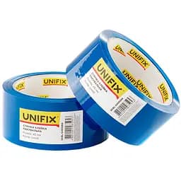 Скотч односторонній Unifix 45 мм x 80 м x 40 мкм синій