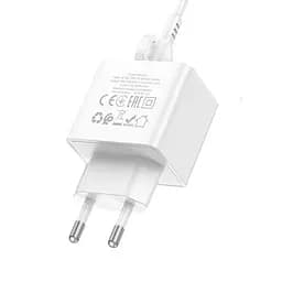 Сетевое зарядное устройство для Borofone BAS12A Erudite single port 18W/QC3.0/1USB белый