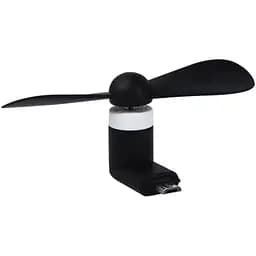 Вентилятор мобильный MicroUSB черный