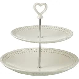 Етажерка J-Line 25.5 см біла (34650)