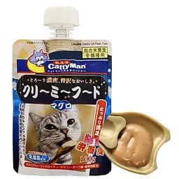 Рідкий корм для котів CattyMan Complete Creamy Food Tuna крем-суп із тунцем 0.1кг