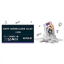 Пластилин восковой Kite Dogs 6 цветов 120 г (K22-081)
