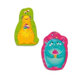 Магнитные беби пазлы Монстрики Vladi toys VT3208-31