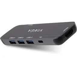 Концентратор Vinga USB-C 3.1 to HDMI+3xUSB3.0+PD100W+USB-C foldable cable (VHYC6FC) - мініатюра 5