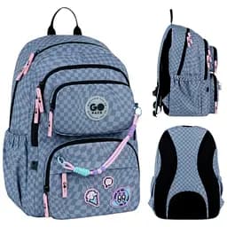 Рюкзак GoPack Education 120M-2 Pixel Mood Серый (GO26-120M-2)