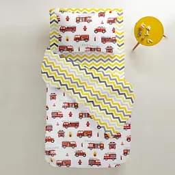 Набір наволочок Cosas Fire Truck 40х60 см (SetPillow_FireCars_ZigGrey_40х60) - мініатюра 5