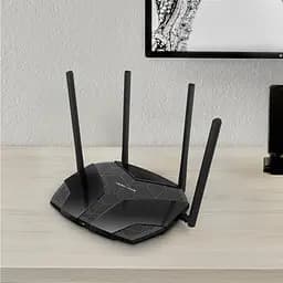 Роутер Mercusys MR70X Wi-Fi 802.11ax, 1775Mb, 3 LAN 10/100/1000Mb, підтримка MU-MIMO/MIMO - мініатюра 4