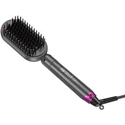 Електрична щітка-випрямляч HOCO HP44 Electric straightening hair comb з дисплеєм 40Вт Рожевий