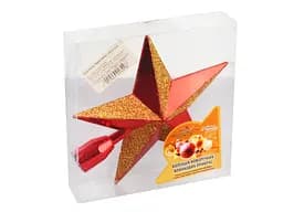 Верхівка ялинкова Зірка червона, 15 см