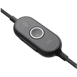 Дротова стерео гарнітура Logitech Zone Wired USB + Type-C (981-000870) чорна - мініатюра 6