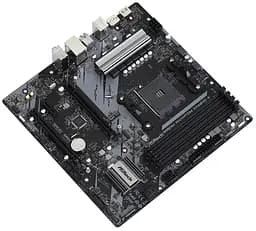 Материнська плата AM4 (B550) ASRock B550M Phantom Gaming 4, B550, 4xDDR4, CrossFireX, Int.Video(CPU), 4xSATA3, 2xM.2, 1xPCI-E 16x 4.0, 1xPCI-E 16x 3.0, 1xPCI-E 1x 3.0, ALC887, RTL8111H, 8xUSB3.2/4xUSB2.0, HDMI/DP, Micro ATX - мініатюра 4
