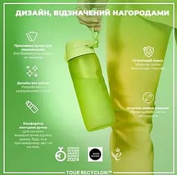 Пляшка для води ION8 750 мл (ЕКО пляшка) BPA Free Green (I8RF750GRE) - мініатюра 4