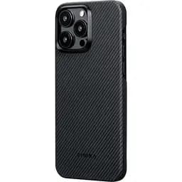 Чохол Pitaka MagEZ Case 4 600D Twill для Apple iPhone 15 Pro Max Black/Grey [KI1501PMA] [95016] - мініатюра 2