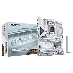Материнська плата B850 EAGLE WF7 ICE sAM5 B850 4xDDR5 M.2 HDMI DP Wi-Fi BT ATX білий Gigabyte teh0019066 - мініатюра 5