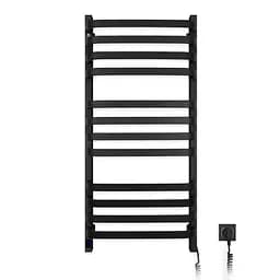 Електрична рушникосушка Navin Stugna 480x1000 Sensor права чорний муар 12-028153-3680, Чорний матовий, Праве, Електронний - мініатюра 2
