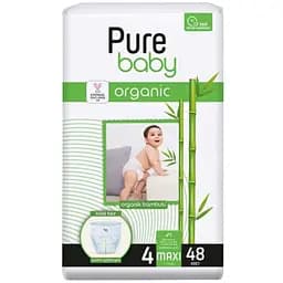 Підгузки-трусики Pure Baby Jumbo Organic 4 (7-14 кг) 48 шт.