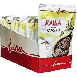Каша швидкого приготування Ілна вівсяна класична 800 г (20 шт. х 40 г)