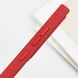 TPU чохол Bonbon Metal Style with MagSafe для Samsung Galaxy S24 Ultra Червоний / Red - мініатюра 4