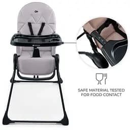 Стільчик для годування Kinderkraft Binci Grey (KHBINC00GRY0000) - мініатюра 5