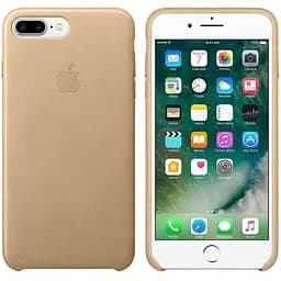 Чехол-накладка Apple Leather Case iPhone 7/8 plus Gold
