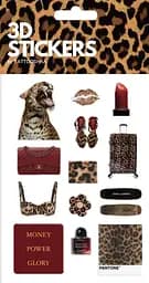 3D стікери Tattooshka "Leopard mood"