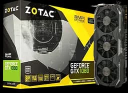 Відеокарта GeForce GTX 1080 8GB Zotac AMP Extreme (ZT-P10800B-10P) Б/В - мініатюра 1