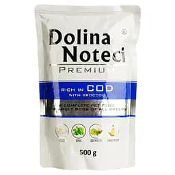 Влажный корм для собак Dolina Noteci Premium с треской и брокколи 500 г
