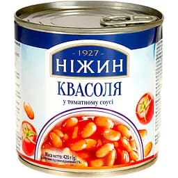Квасоля Ніжин у томатному соусі 420 г з/б (943019) - мініатюра 2