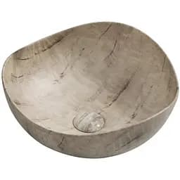 Умивальник накладний Mixxus Premium Wave-0103 marble 380x380x170 мм MP6532, Мармур