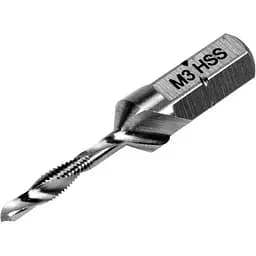 Сверло-метчик Yato М3х0.5 мм HSS М2 HEX-1/4 l=36/5 мм (YT-44840)