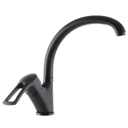 Змішувач для кухні Haiba Hansberg 777 black HB0216 Чорний матовий