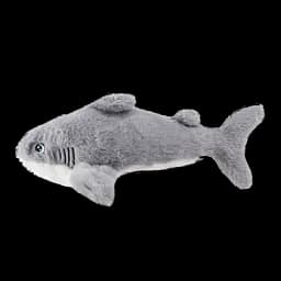 Мягкая игрушка Offtop Акула, 30 см, серый (860263)