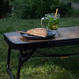 Стіл Bo-Camp Woodbine Compact 56x34 см коричневий/чорний (DAS303264) - мініатюра 9