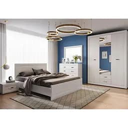 Комплект модульний в спальню ВМК Маркус Джанні/Дуб кам'яний (GRB-1812)