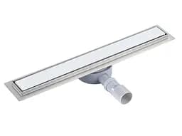 Линейный трап Qtap Scorpio Tile900 из нержавеющей стали, под плитку (поворотный сифон/сухой затвор) QTSCOTILE900