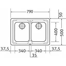 Кухонна мийка Franke Logica line LLL 620-79 101.0381.839 - мініатюра 5