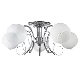 Люстра потолочная Brille классическая E14 40W CH (LK-224C/5)