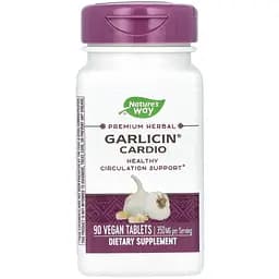 Чеснок-кардио Nature's Way Garlicin Cardio 350 мг 90 таблеток