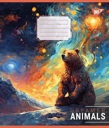 Набір зошитів Yes Dreamer animals А5 в лінійку 48 аркушів 10 шт. (767124) - мініатюра 2