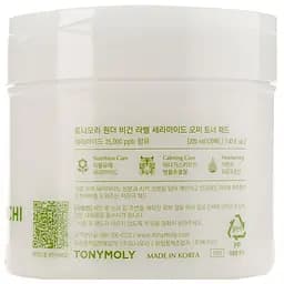 Пади зволожуючі для обличчя Tony Moly Wonder Vegan Label Ceramide Mochi Toner Pad, 120 шт. - мініатюра 2