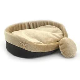 Лежак для собак та котів Zoo-hunt Хутро коричневе №8 660х890х165 мм