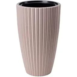 Горщик для квітів Form-Plastic Міка слім-40 13.7 л бежевий (5105-051)